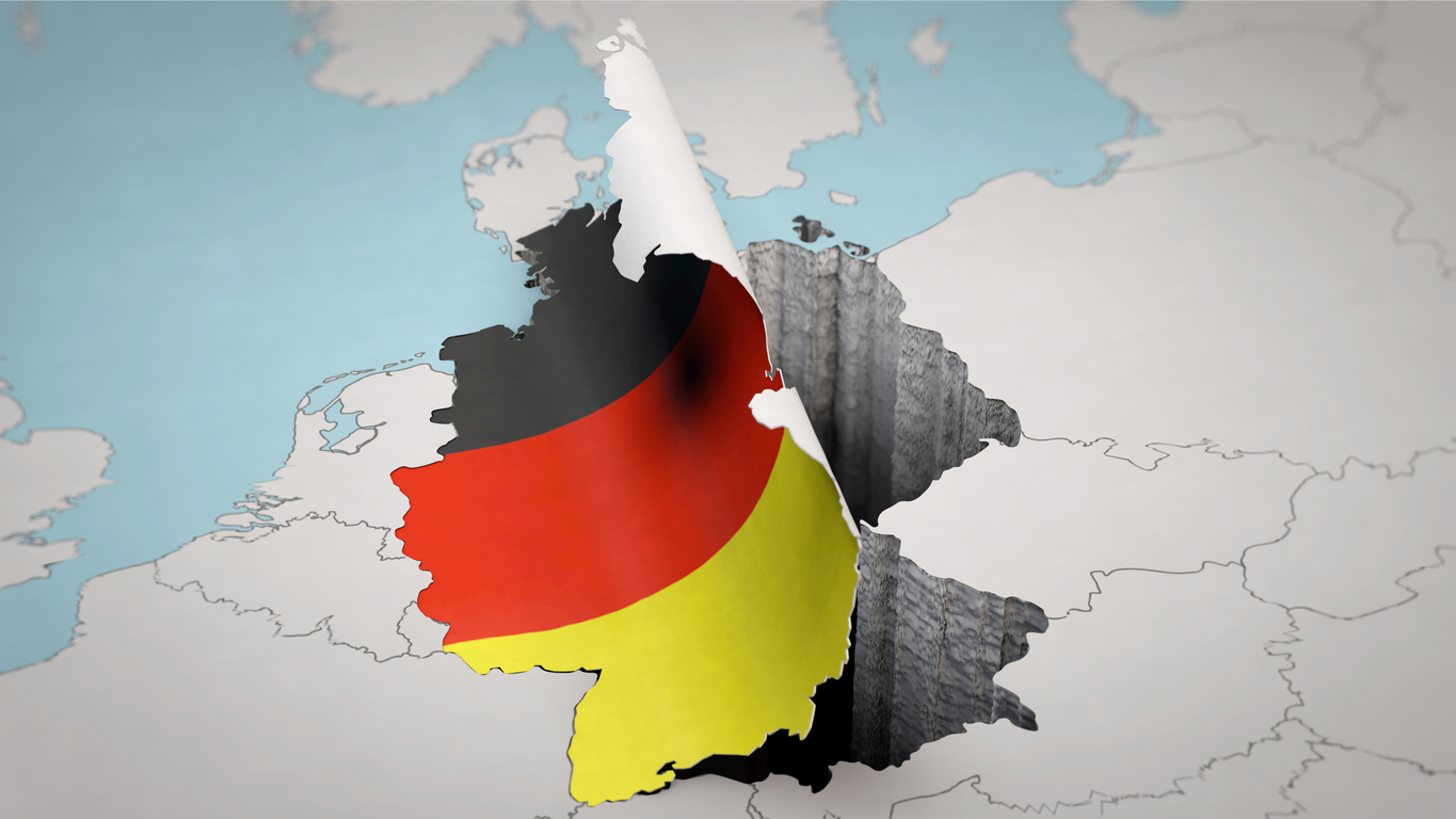 Symbolic image: Germany on the abyss