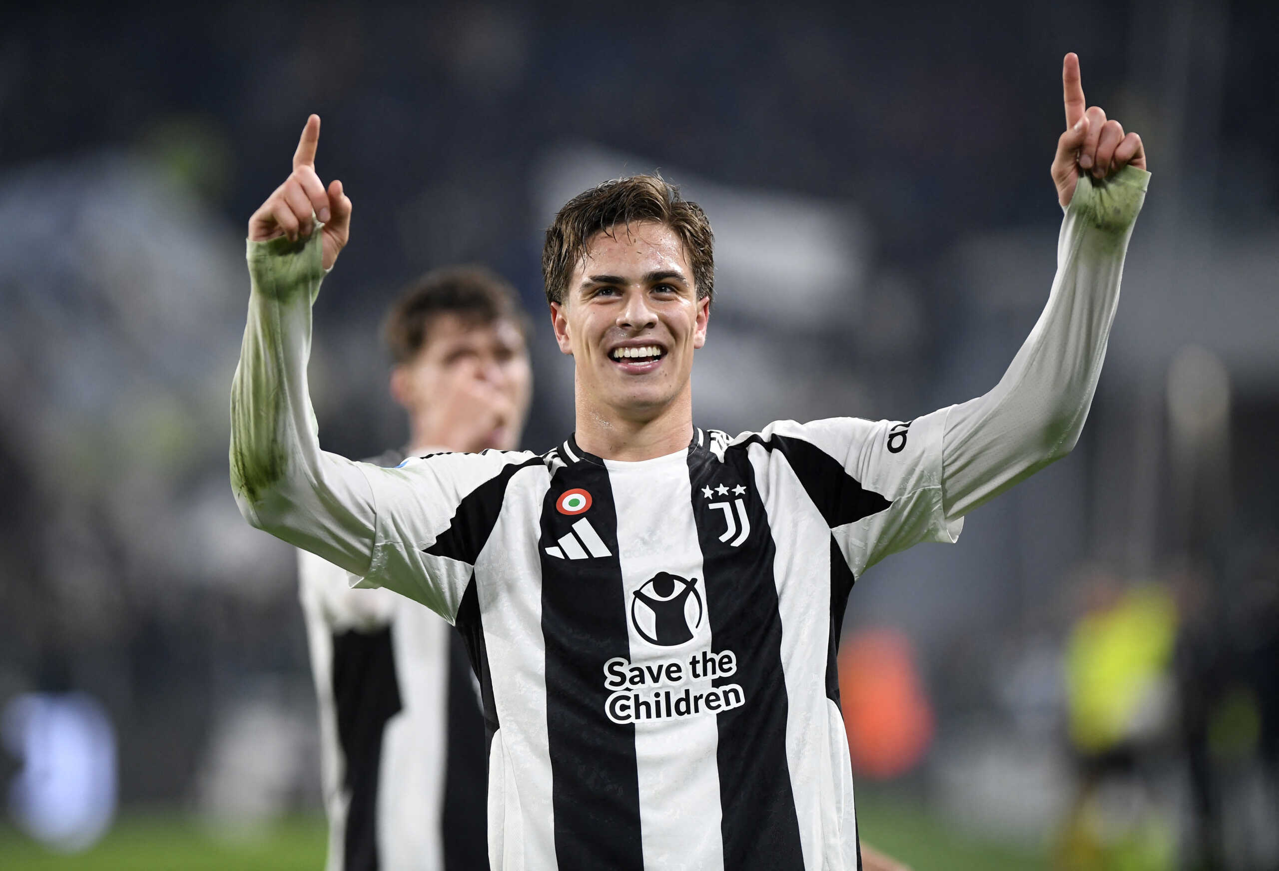 Soccer Football - Serie A - Juventus v Torino - Allianz Stadium, Turin, Italy - November 9, 2024 Juventus' Kenan Yildiz celebrates scoring their second goal REUTERS