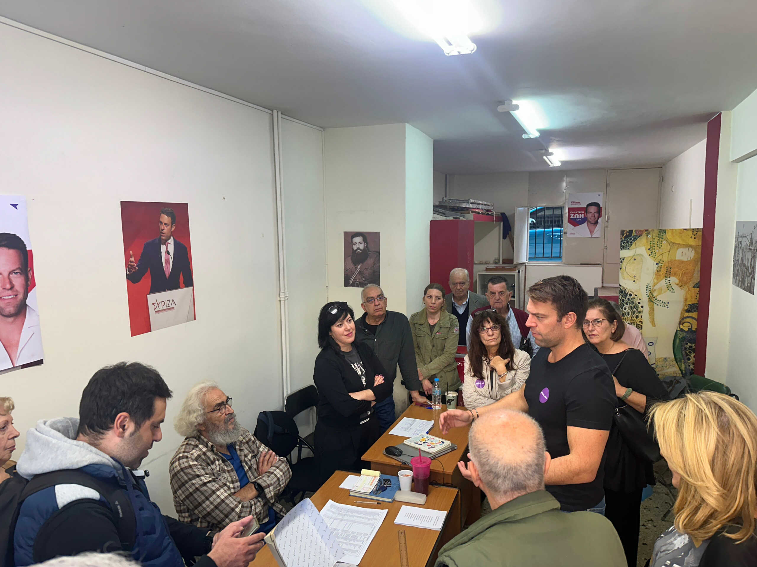 Ο Στέφανος Κασσελάκης στην ΟΜ Πολυγώνου.  Σάββατο 2 Νοεμβρίου 2024  (ΔΕΛΤΙΟ ΤΥΠΟΥ