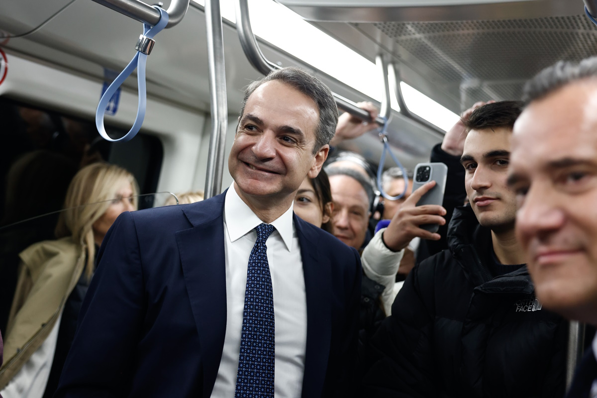 Τελετή έναρξης λειτουργίας του Μετρό της Θεσσαλονίκης παρουσία της Προέδρου της Δημοκρατίας Κατερίνας Σακελλαροπούλου και του Πρωθυπουργού Κυριάκου Μηστοτάκη. Σάββατο 30 Νοεμβρίου 2024  (POOL