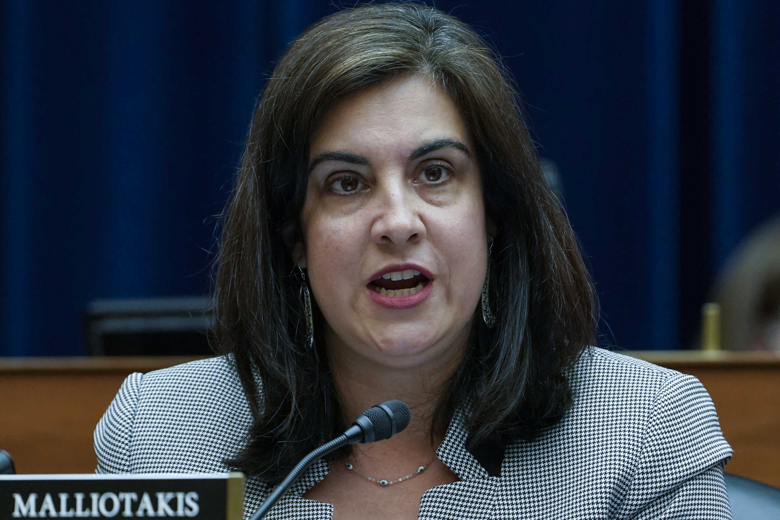 FILE - Rep. Nicole Malliotakis, R-N.Y., incumbent for New York's 11th Congressional District, speaks during a House Select Subcommittee meeting on Capitol Hill, in Washington on May 19, 2021. (AP Photo