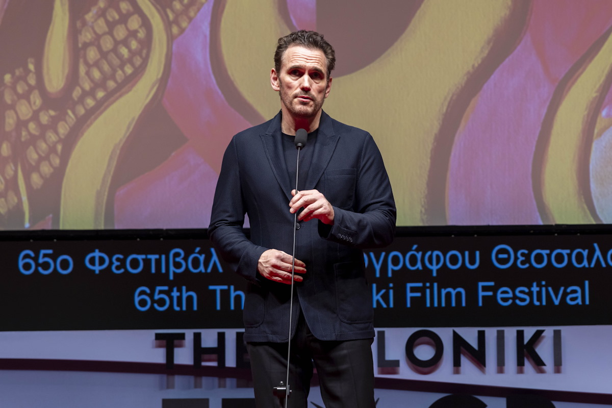 65ο ΦΕΣΤΙΒΑΛ ΚΙΝΗΜΑΤΟΓΡΑΦΟΥ ΘΕΣΣΑΛΟΝΙΚΗΣ - ΠΡΟΒΟΛΗ ΤΗΣ ΤΑΙΝΙΑΣ "ΤΗΝ ΕΛΕΓΑΝ ΜΑΡΙΑ"  ΠΑΡΟΥΣΙΑ ΤΟΥ ΜΑΤ ΝΤΙΛΟΝ