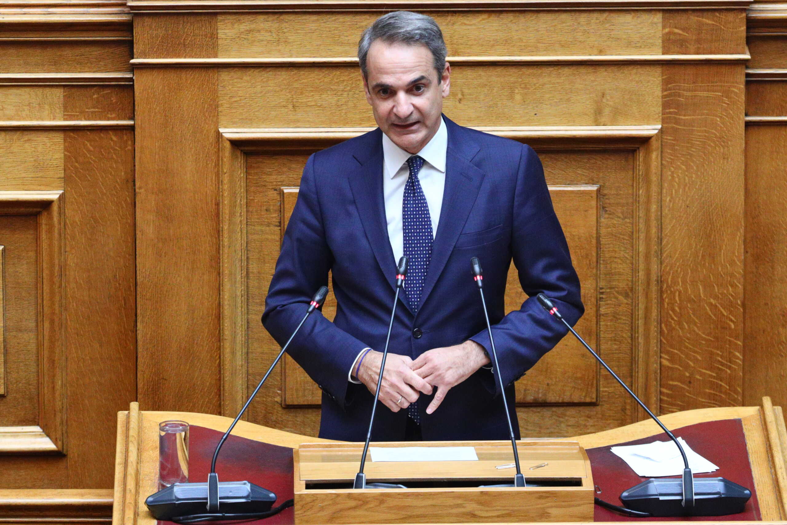 Συζήτηση στην Ολομέλεια της Βουλής κατόπιν αιτήματος του Πρωθυπουργού Κυριάκου Μητσοτάκη, με αντικείμενο την ενημέρωση του Σώματος για τον απολογισμό της φετινής αντιπυρικής περιόδου και τις πρωτοβουλίες της Κυβέρνησης αναφορικά με τη στήριξη των πληγέντων, την αποκατάσταση των υποδομών και την περαιτέρω ενίσχυση της Πολιτικής Προστασίας, Τετάρτη 23 Οκτωβρίου 2024. 
(ΓΙΑΝΝΗΣ ΠΑΝΑΓΟΠΟΥΛΟΣ