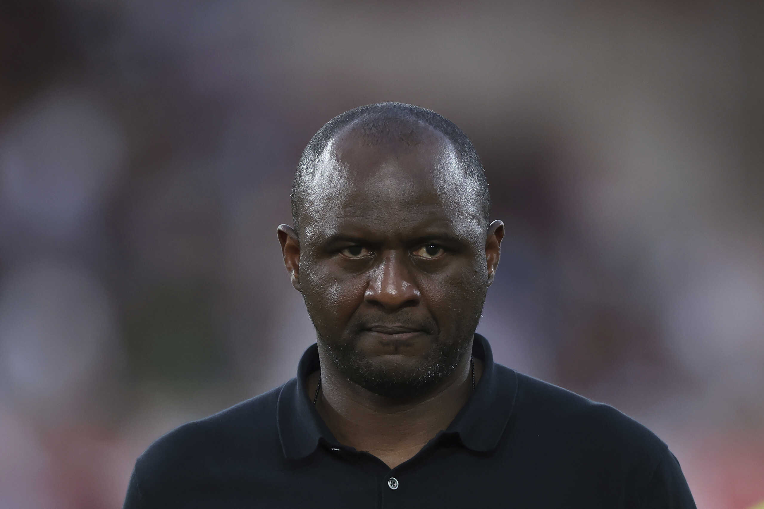August 20, 2023, Monaco: Monaco, Monaco, 20th August 2023. Patrick Vieira Head coach of Strasbourg reacts during the Ligue 1 match at Stade Louis II, Monaco. (Credit Image: Â© Jonathan Moscrop