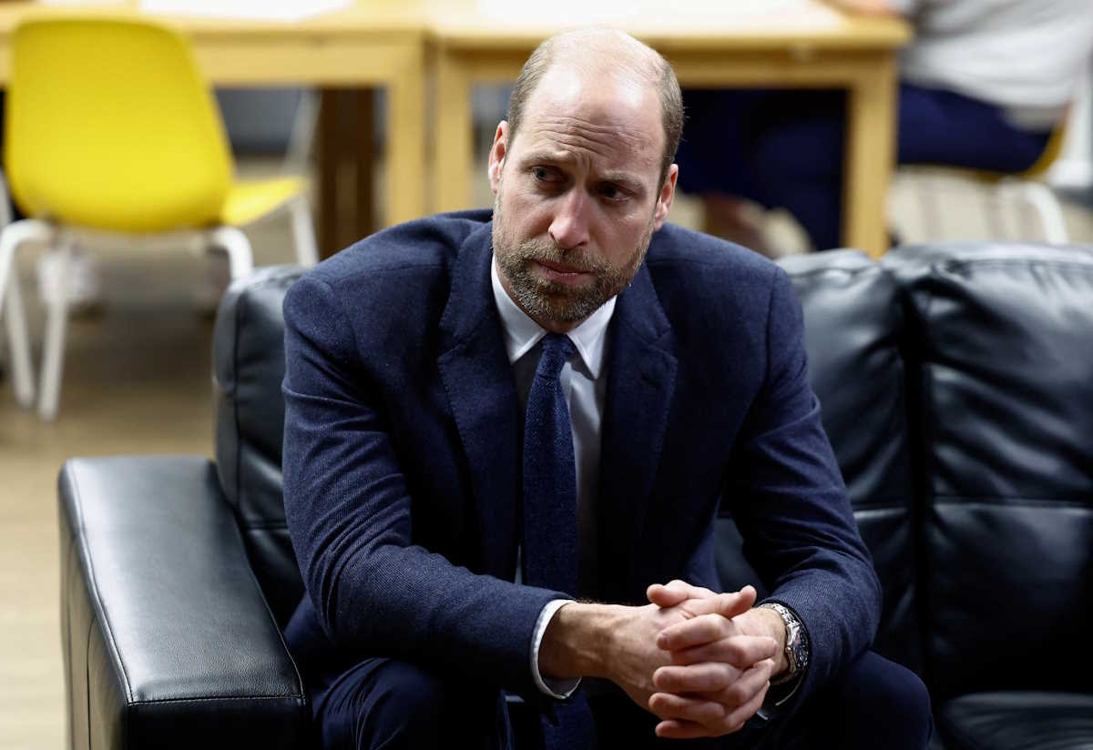 Britain's Prince William visits Simon Community in Belfast, Northern Ireland, November 14, 2024. REUTERS