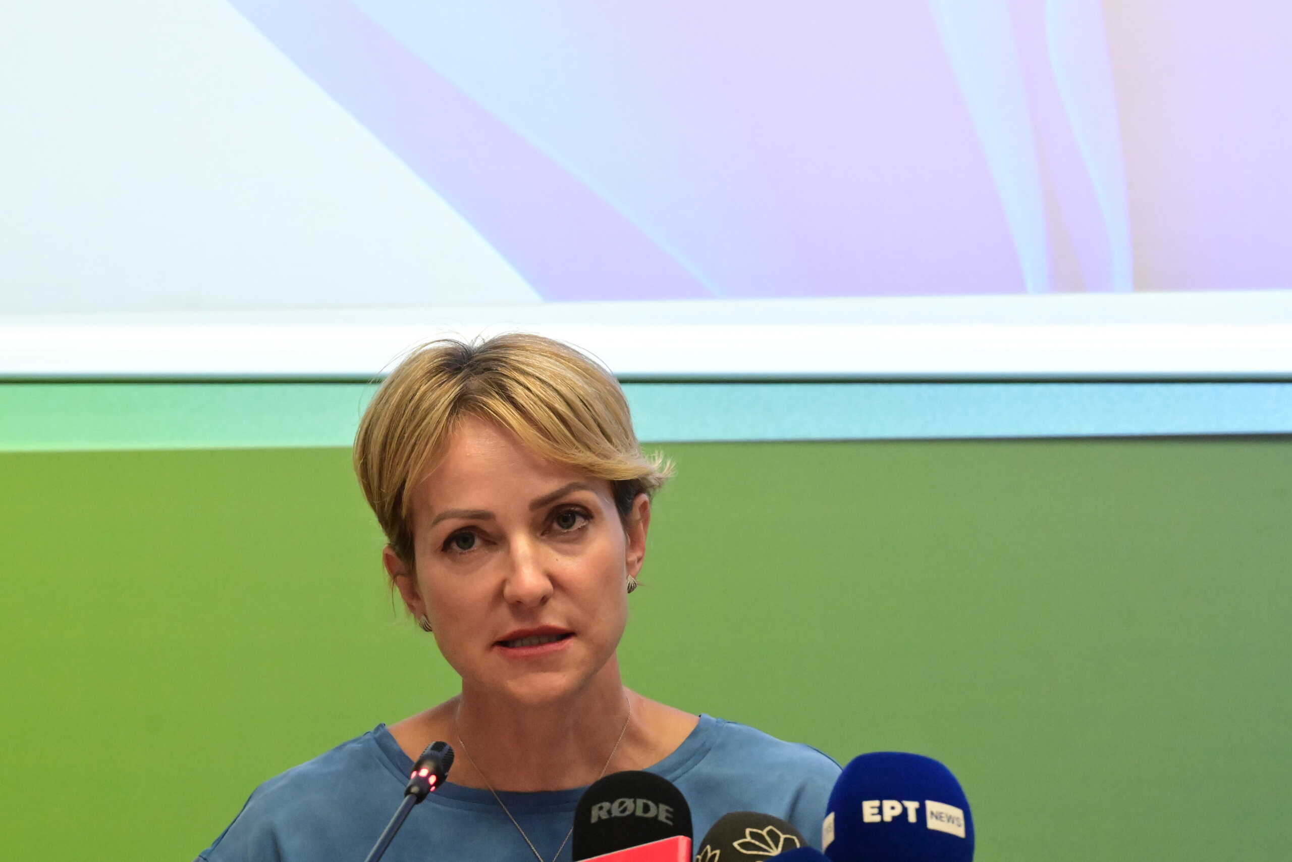 Συνέντευξη Τύπου από την ηγεσία του υπουργείου Περιβάλλοντος και Ενέργειας, όπου εξειδικεύτηκαν τα έκτακτα μέτρα της Κυβέρνησης για το ενεργειακό κόστος, Τετάρτη, 17 Ιουλίου 2024. 
(ΤΑΤΙΑΝΑ ΜΠΟΛΑΡΗ