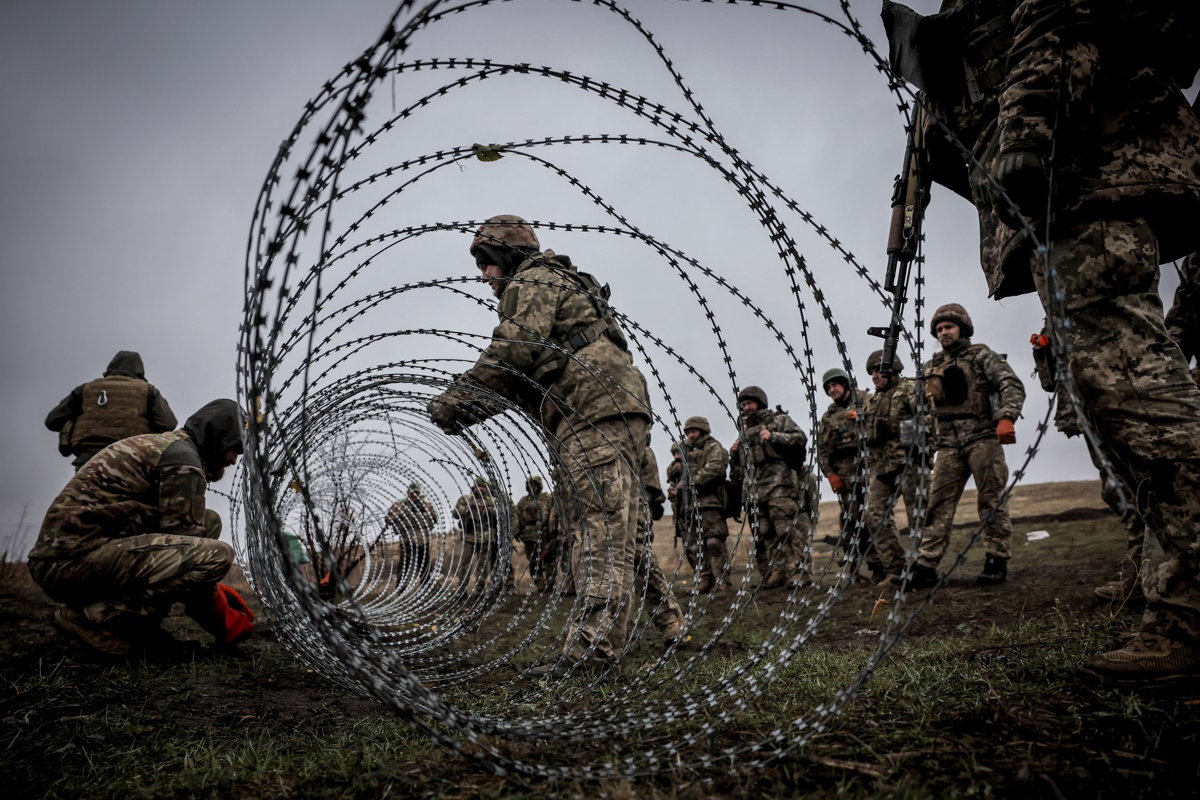 Service members of the 24th Separate Mechanized Brigade named after King Danylo attend military exercises, amid Russia's attack on Ukraine, at a training ground in Donetsk region, Ukraine November 6, 2024. Oleg Petrasiuk