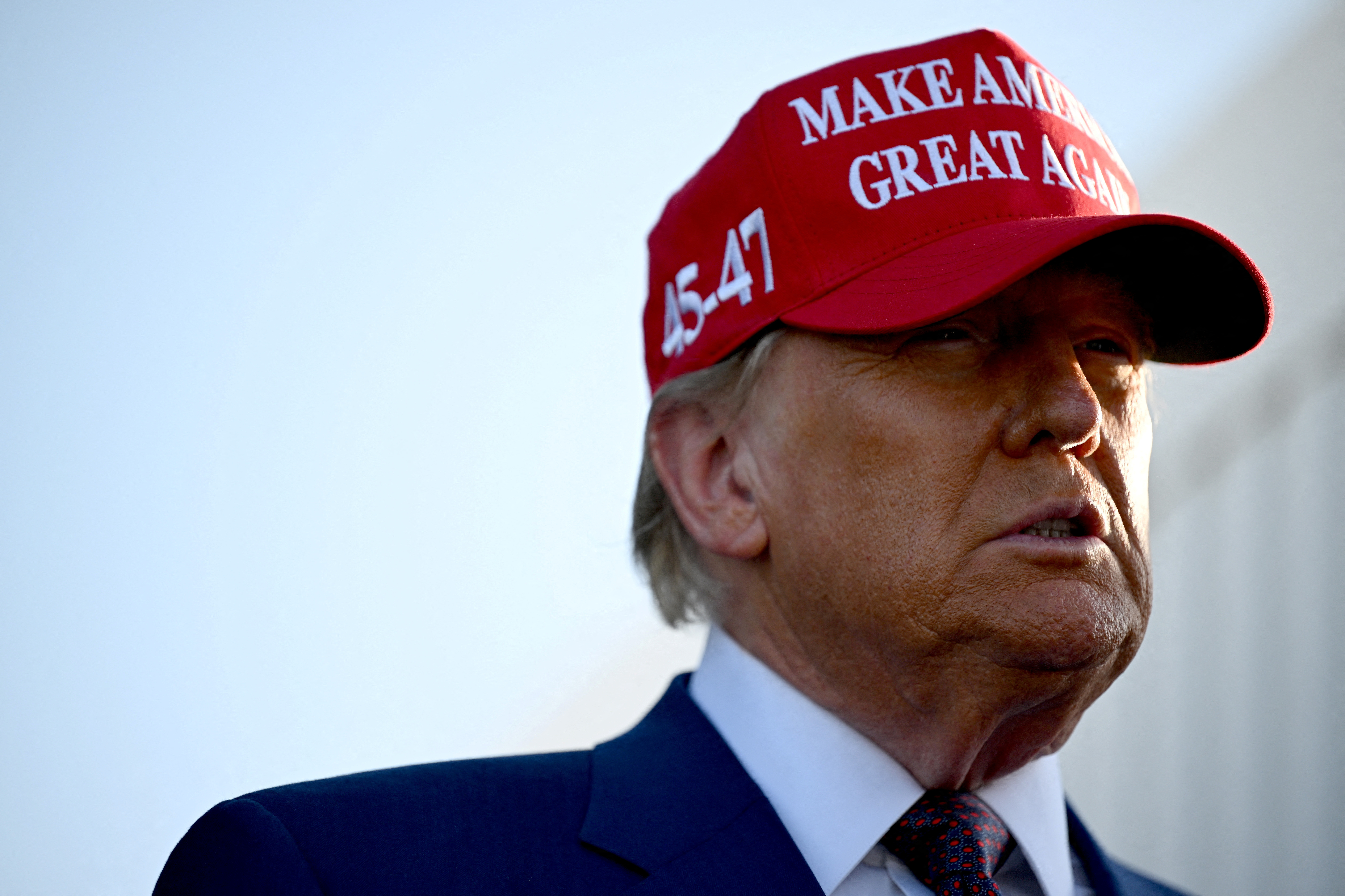 FILE PHOTO: U.S. President-elect Donald Trump attends a viewing of the launch of the sixth test flight of the SpaceX Starship rocket, in Brownsville, Texas, U.S., November 19, 2024 . Brandon Bell