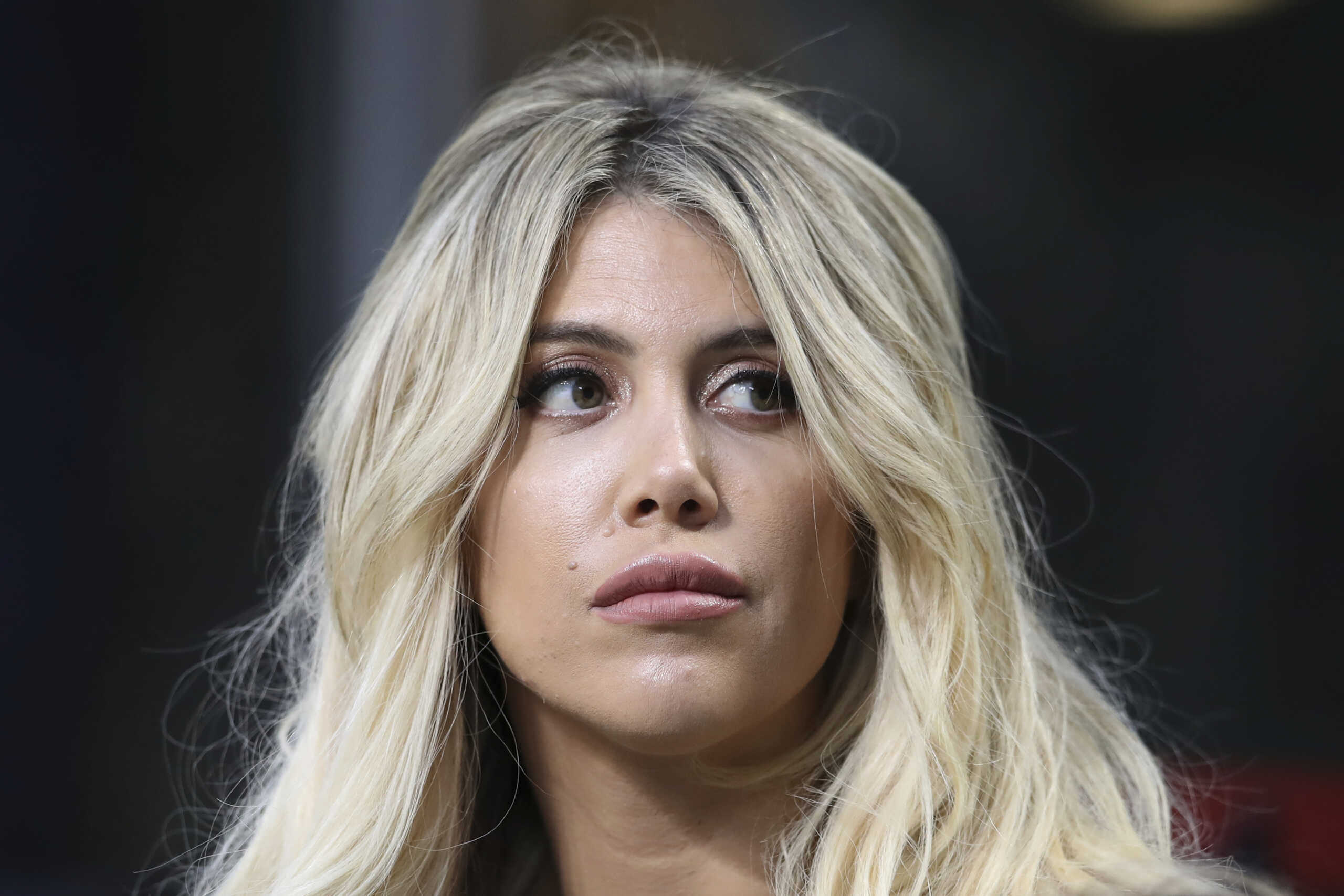 May 13, 2019 - Milan, United Kingdom - Wanda Nara, Mauro Icardi''s wife during the Serie A match at Giuseppe Meazza, Milan. Picture date: 13th May 2019. Picture credit should read: Jonathan Moscrop