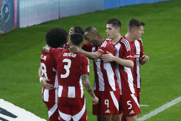Olympiacos – Volos 3-0: Relaxed afternoon at “Karaiskakis” for the Super League
