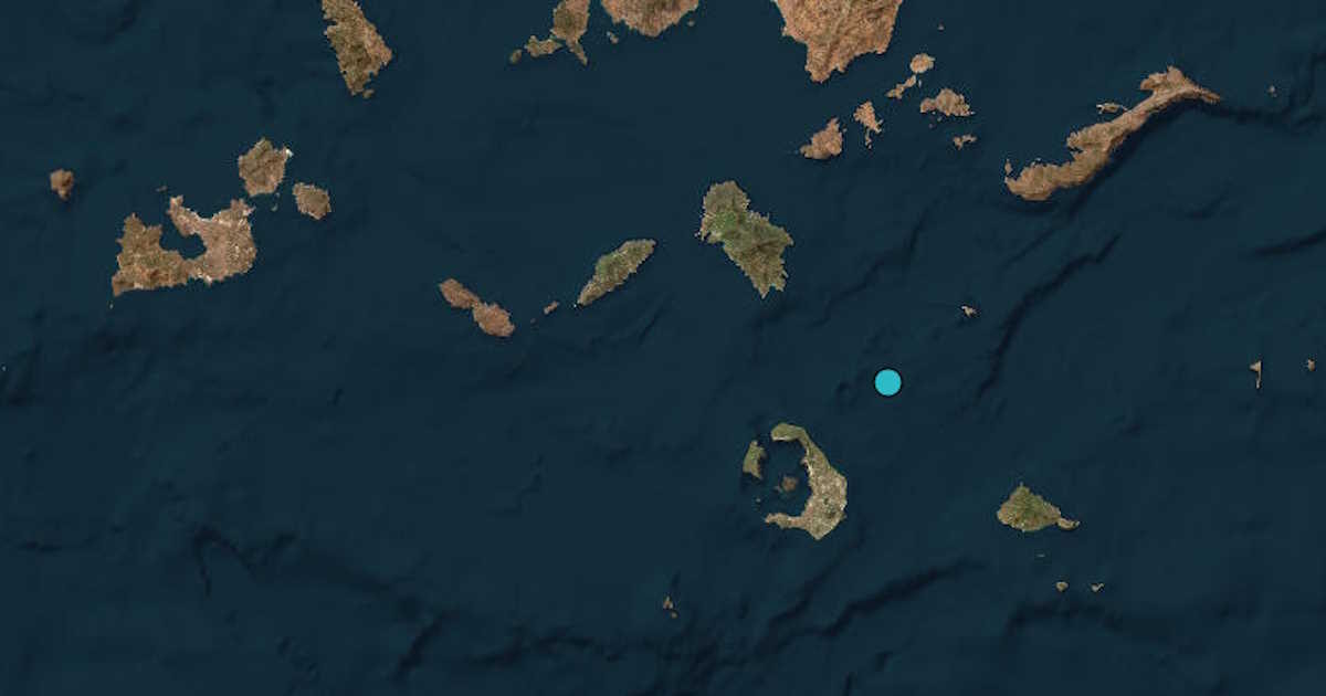 3.2 Richter earthquake in Santorini – Epicenter near Oia