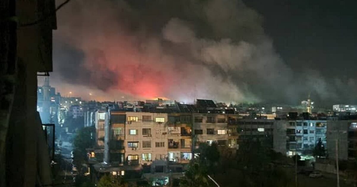 Israel bombs airbases and Scientific Research Center in Syria