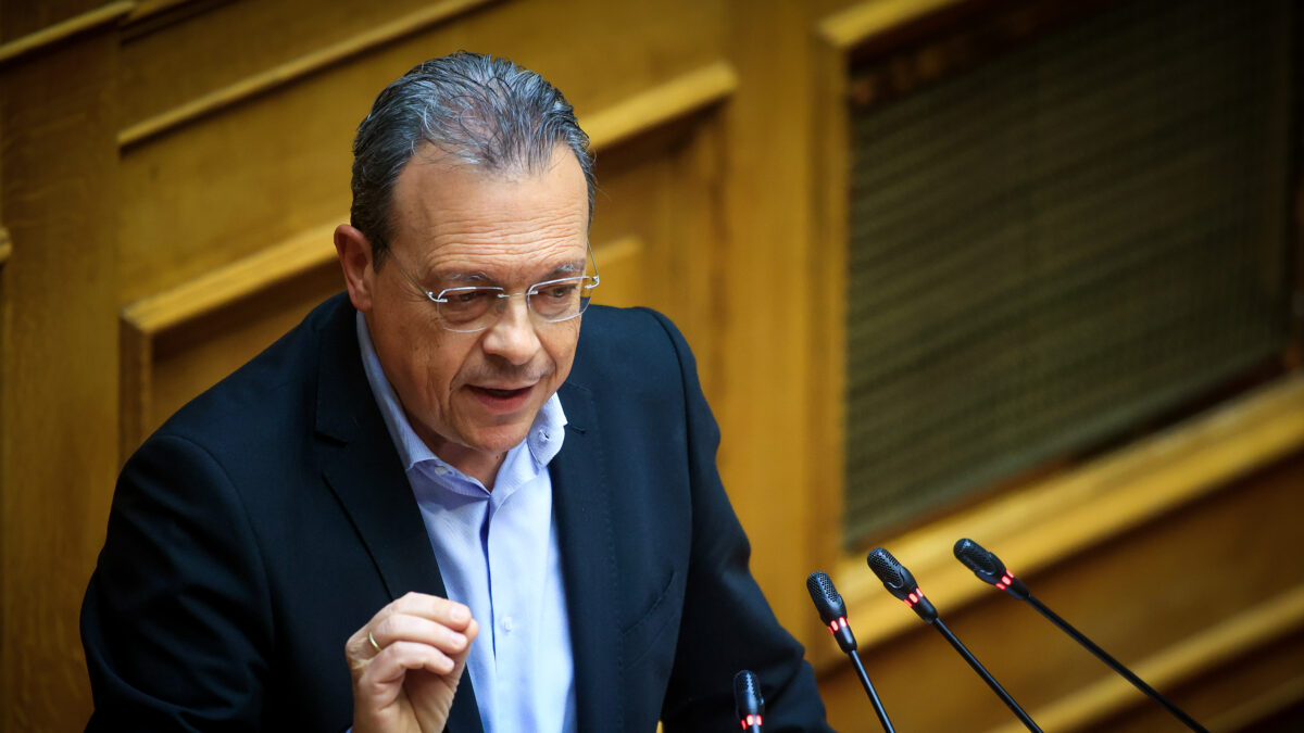 Πρώτη ημέρα εργασιών του συνεδρίου με θέμα "Μεταπολίτευση 1974 - 2024, 50 Χρόνια Ελληνική Εξωτερική Πολιτική", που οργάνωσε το Συμβούλιο Διεθνών Σχέσεων, το Οικονομικό Φόρουμ των Δελφών και η εφημερίδα ΤΟ ΒΗΜΑ, στην Αθήνα, Πέμπτη 12 Δεκεμβρίου 2024. 
(ΜΙΧΑΛΗΣ ΚΑΡΑΓΙΑΝΝΗΣ
