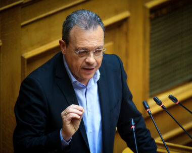 Πρώτη ημέρα εργασιών του συνεδρίου με θέμα "Μεταπολίτευση 1974 - 2024, 50 Χρόνια Ελληνική Εξωτερική Πολιτική", που οργάνωσε το Συμβούλιο Διεθνών Σχέσεων, το Οικονομικό Φόρουμ των Δελφών και η εφημερίδα ΤΟ ΒΗΜΑ, στην Αθήνα, Πέμπτη 12 Δεκεμβρίου 2024. 
(ΜΙΧΑΛΗΣ ΚΑΡΑΓΙΑΝΝΗΣ