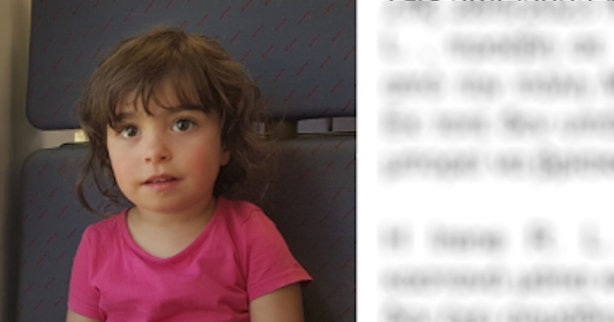 5-year-old Irene disappeared from Madrid – The “Smile of the Child” announcement