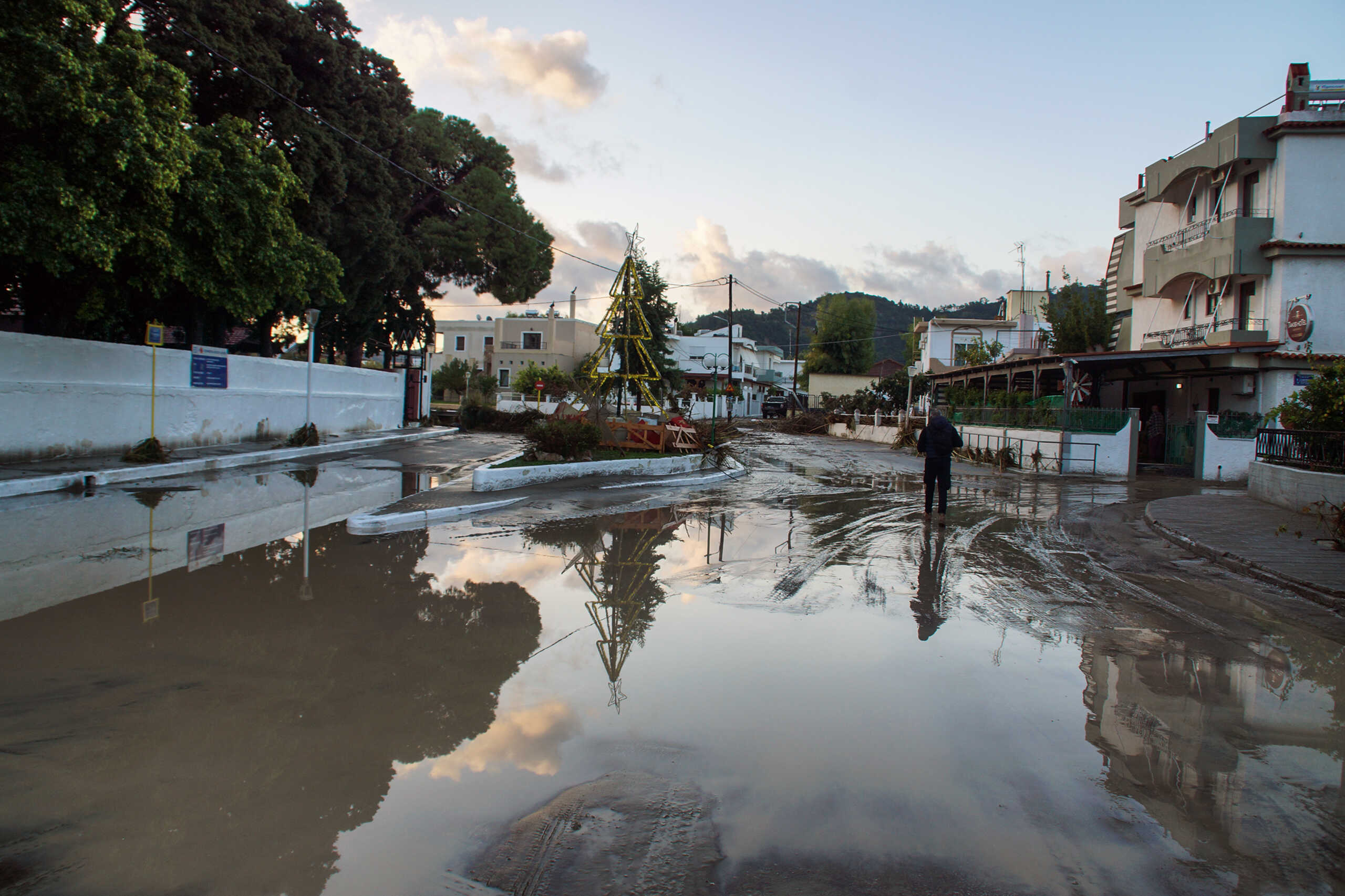 Καταστροφές στην Ρόδο από την κακοκαιρία "Bora", Κυριακή 1 Δεκεμβρίου 2024. 
(ΑΡΓΥΡΗΣ ΜΑΝΤΙΚΟΣ