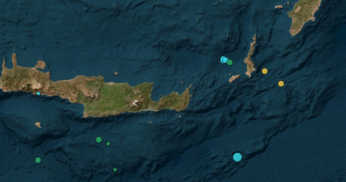 Earthquake in Crete: 4 on the Richter scale off Lasithi