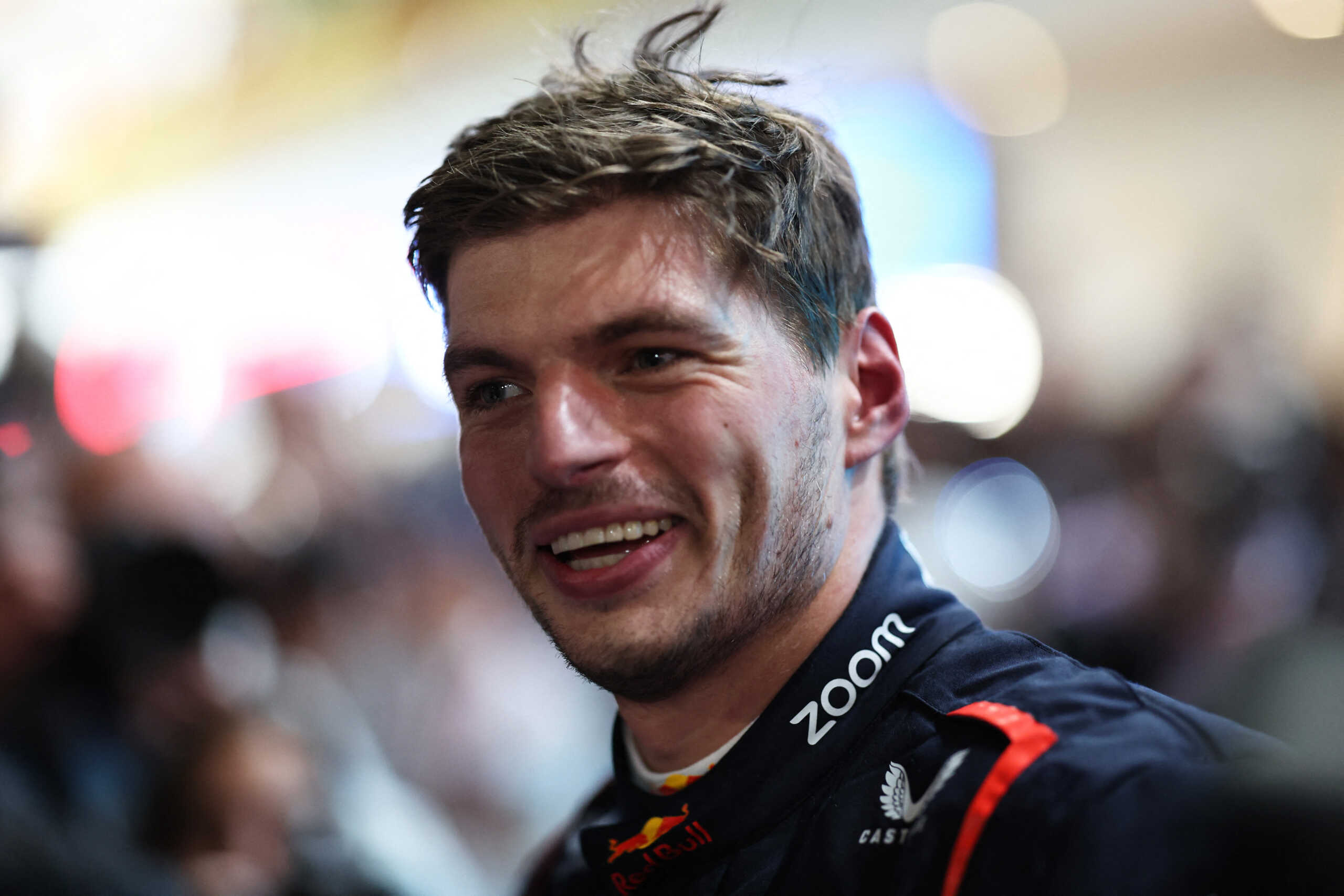 Formula One F1 - Qatar Grand Prix - Lusail International Circuit, Lusail, Qatar - December 1, 2024  Red Bull's Max Verstappen reacts after winning the Qatar Grand Prix REUTERS