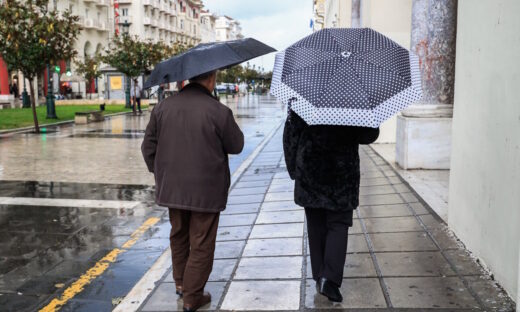 Βροχή στην Θεσσαλονίκη, Σάββατο 30 Νοεμβρίου 2024. 
(ΓΙΩΡΓΟΣ ΚΟΝΤΑΡΙΝΗΣ