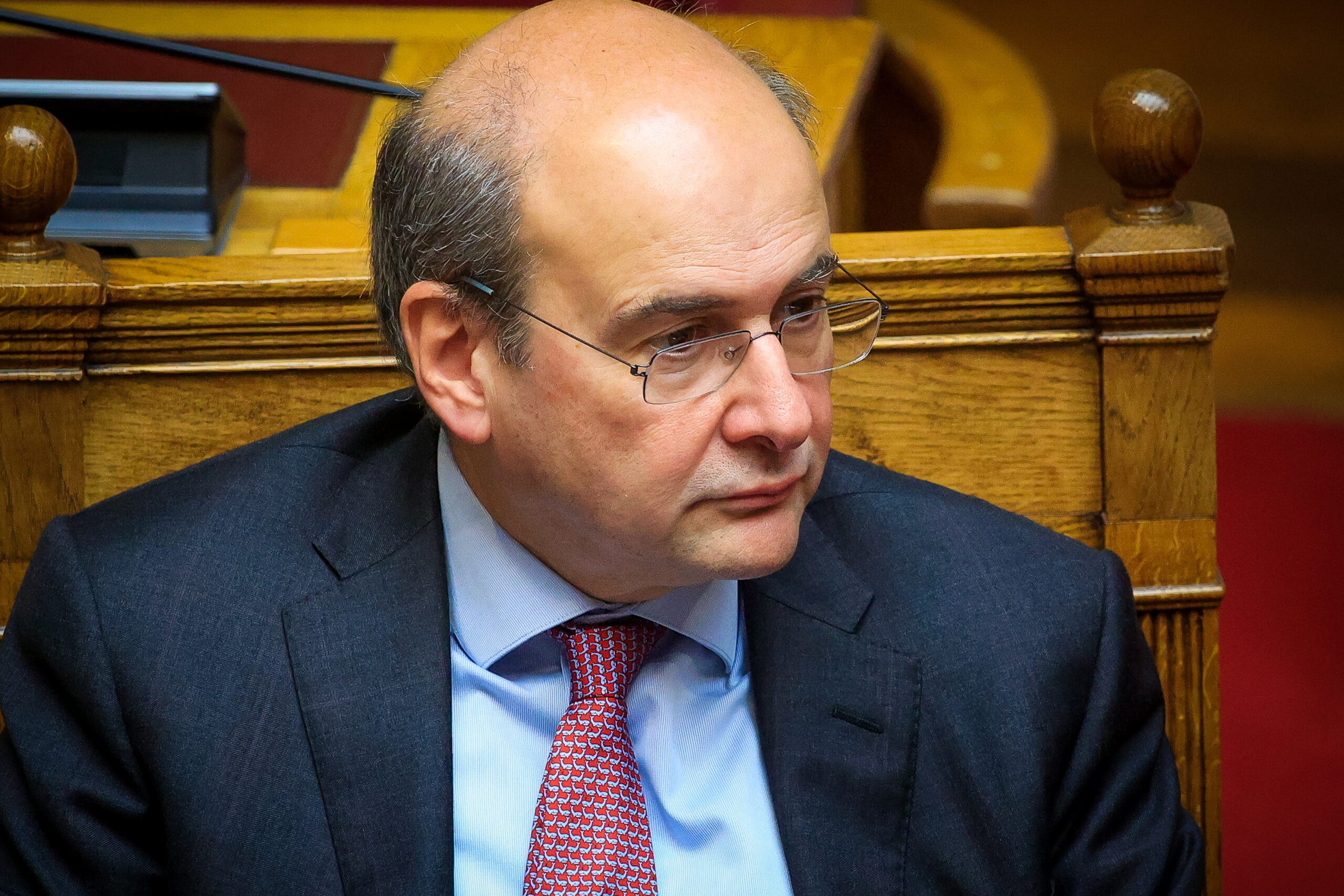 Πέμπτη ημέρα της συζήτησης στην Ολομέλεια της Βουλής του σχεδίου νόμου του Υπουργείου Εθνικής Οικονομίας και Οικονομικών "Κύρωση του Κρατικού Προϋπολογισμού οικονομικού έτους 2025", Κυριακή 15 Δεκεμβρίου 2024. 
(ΓΙΩΡΓΟΣ ΚΟΝΤΑΡΙΝΗΣ