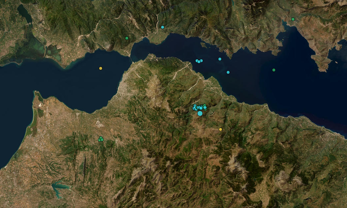 Σεισμός στο Αίγιο: 3,8 Ρίχτερ 10 χλμ νότια της πόλης