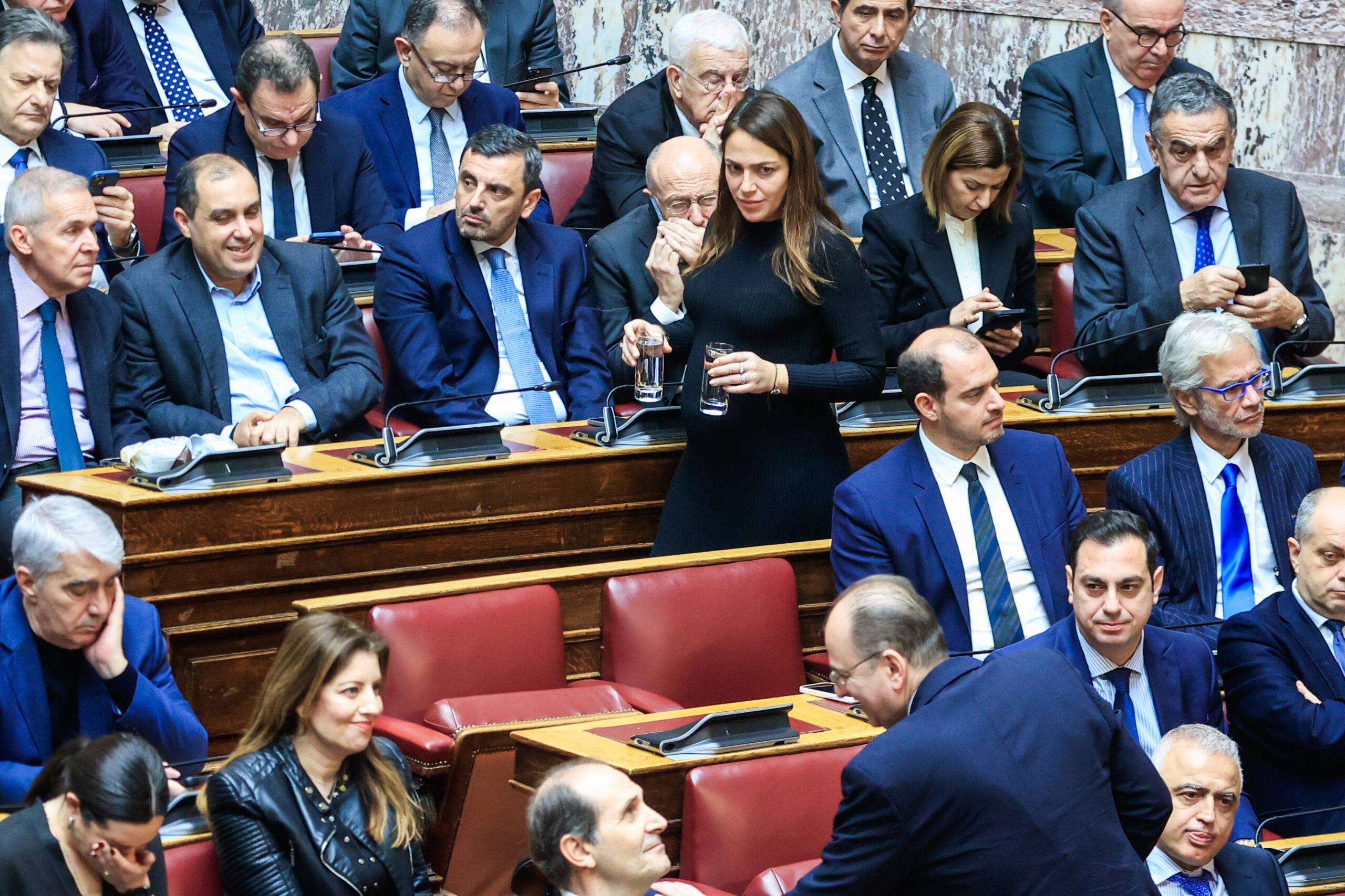 Ειδική Συνεδρίαση της Ολομέλειας της Βουλής, με μοναδικό αντικείμενο τη διεξαγωγή δεύτερης ονομαστικής ψηφοφορίας για την εκλογή Προέδρου της Δημοκρατίας, σύμφωνα με τις διατάξεις του Συντάγματος και του Κανονισμού της Βουλής, Παρασκευή 31 Ιανουαρίου 2025. 
(ΓΙΩΡΓΟΣ ΚΟΝΤΑΡΙΝΗΣ