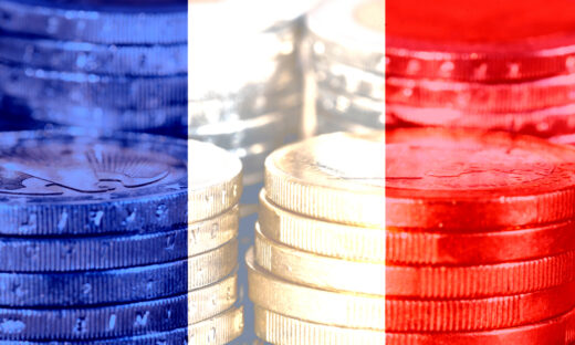 Flag of France, Economy and Euro Money