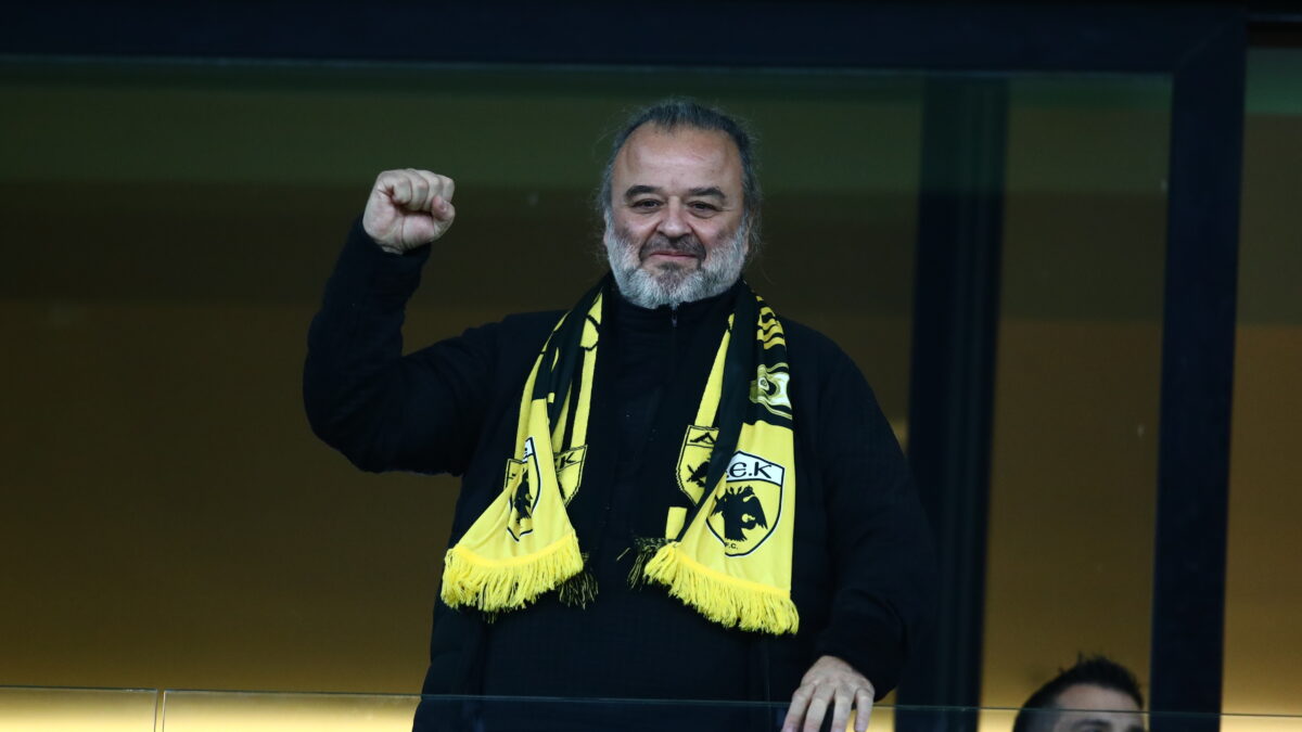 Ο Μάριος Ηλιόπουλος στην OPAP Arena