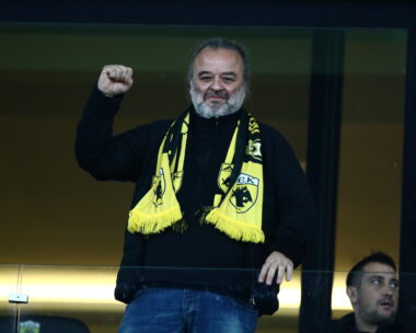 Ο Μάριος Ηλιόπουλος στην OPAP Arena