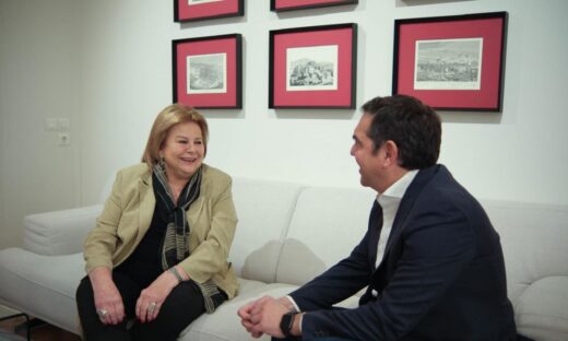 Ο Αλέξης Τσίπρας συναντήθηκε με τη Λούκα Κατσέλη