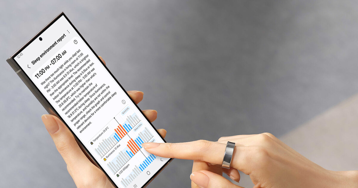 Samsung develops her sleeping technology with additional sizes for Galaxy Ring and upgrading the Samsung Health app