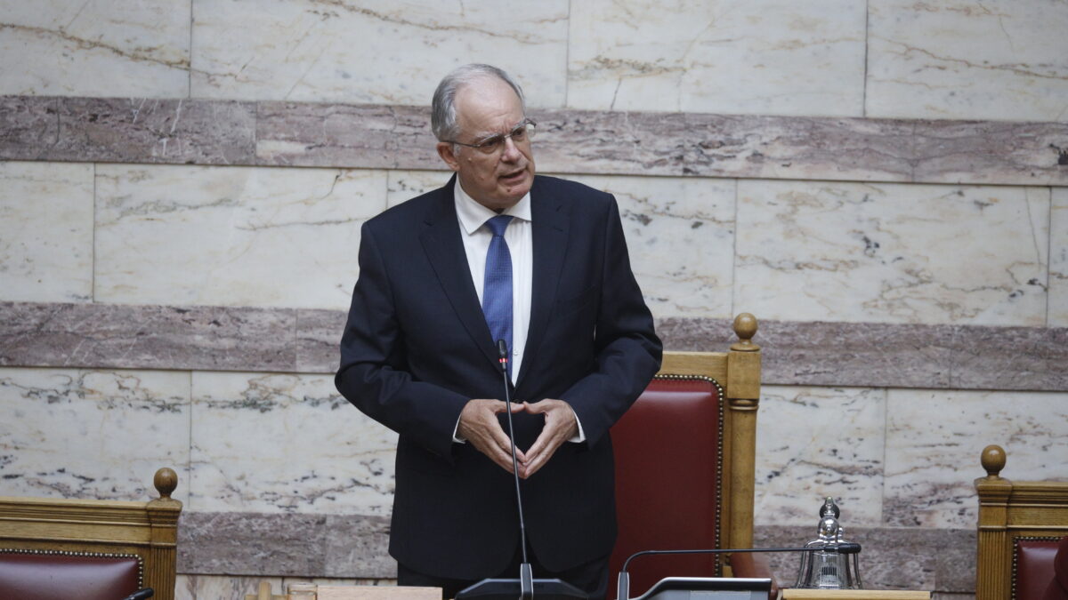 Ψηφοφορία για την εκλογή Προέδρου, Αντιπροέδρων, Γραμματέων και Κοσμητόρων της νέας Βουλής, Δευτέρα 29 Μαΐου 2023. 
(ΓΙΩΡΓΟΣ ΚΟΝΤΑΡΙΝΗΣ
