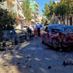 Κορωπί: Τροχαίο με δύο αυτοκίνητα να γίνονται σμπαράλια