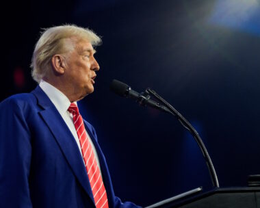 U.S. President-elect Donald Trump speaks at Turning Point USA's AmericaFest in Phoenix, Arizona, U.S., December 22, 2024.  REUTERS