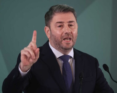 Ο πρόεδρος του ΠΑΣΟΚ Νίκος Ανδρουλάκης