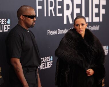 Ο ράπερ Kanye West με τη σύζυγό του, Bianca Censori