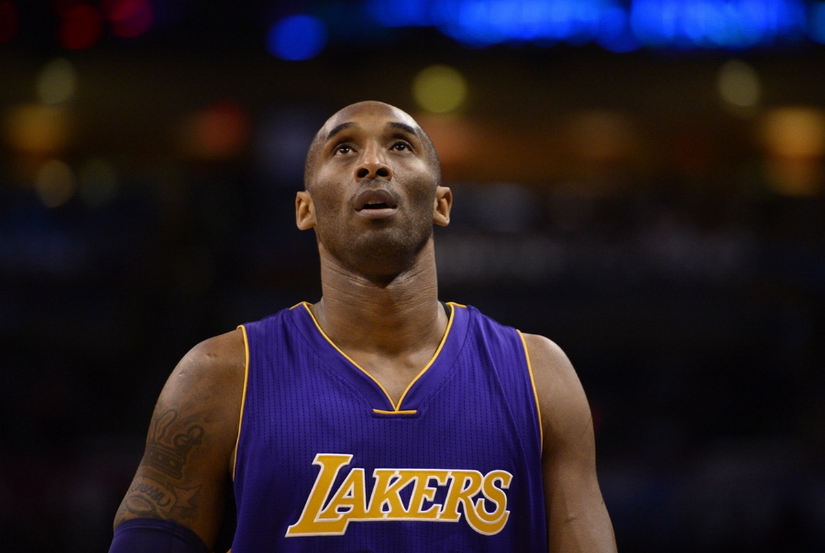 Ο Κόμπι Μπράιαντ σε αγώνα των Lakers