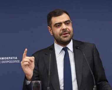Ο υφυπουργός παρά τω πρωθυπουργώ και κυβερνητικός εκπρόσωπος, Παύλος Μαρινάκης