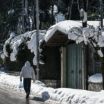 Από παλαιότερη χιονόπτωση στον Διόνυσο