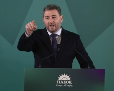 Ο πρόεδρος του ΠΑΣΟΚ Νίκος Ανδρουλάκης