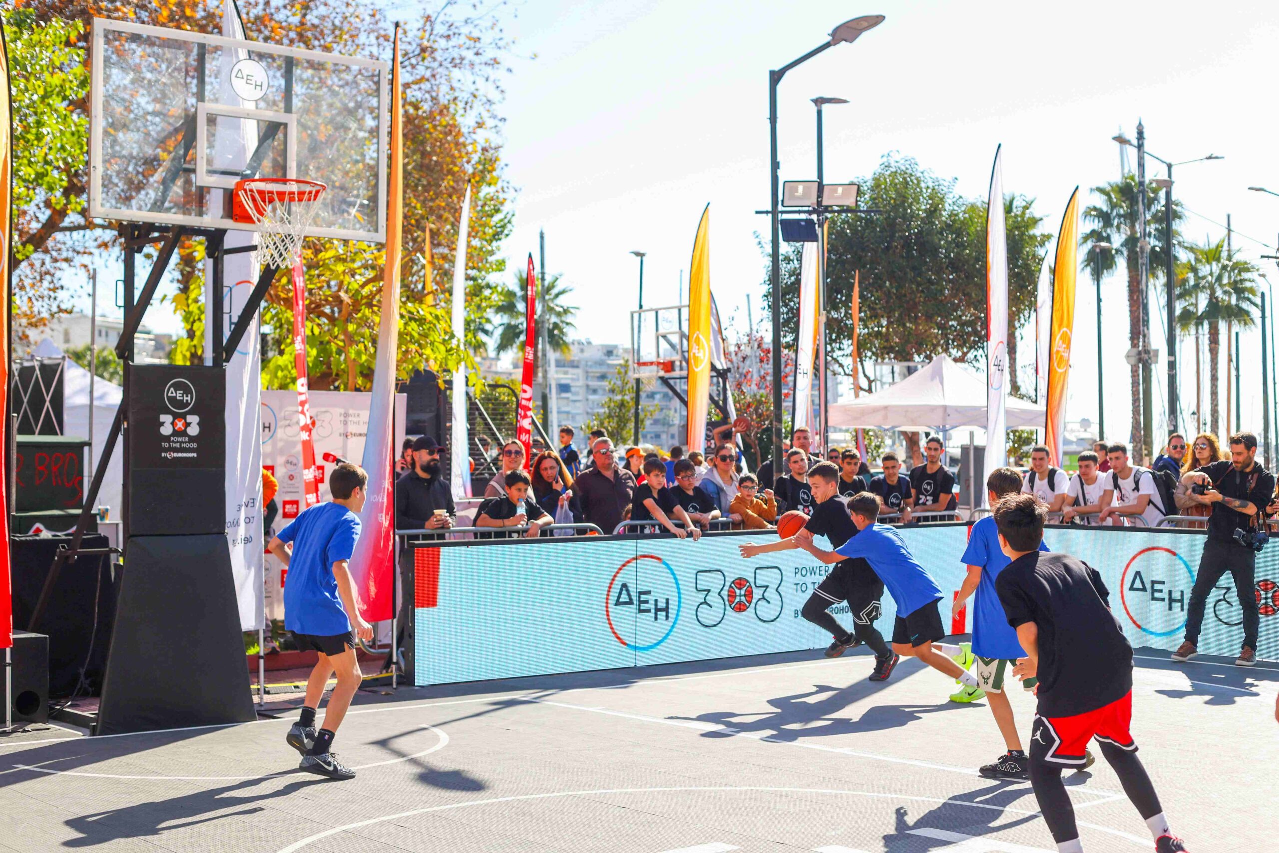 To πρώτο τζάμπολ του ΔΕΗ 3×3 POWER TO THE HOOD by Eurohoops έγινε στον Πειραιά