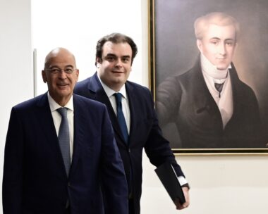 Ο Νίκος Δένδιας και ο Κυριάκος Πιερρακάκης