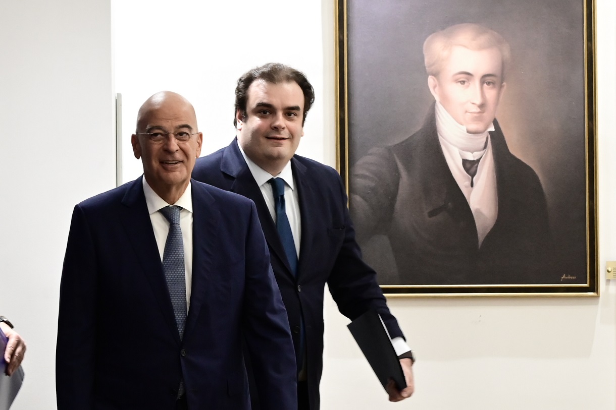 Ο Νίκος Δένδιας και ο Κυριάκος Πιερρακάκης