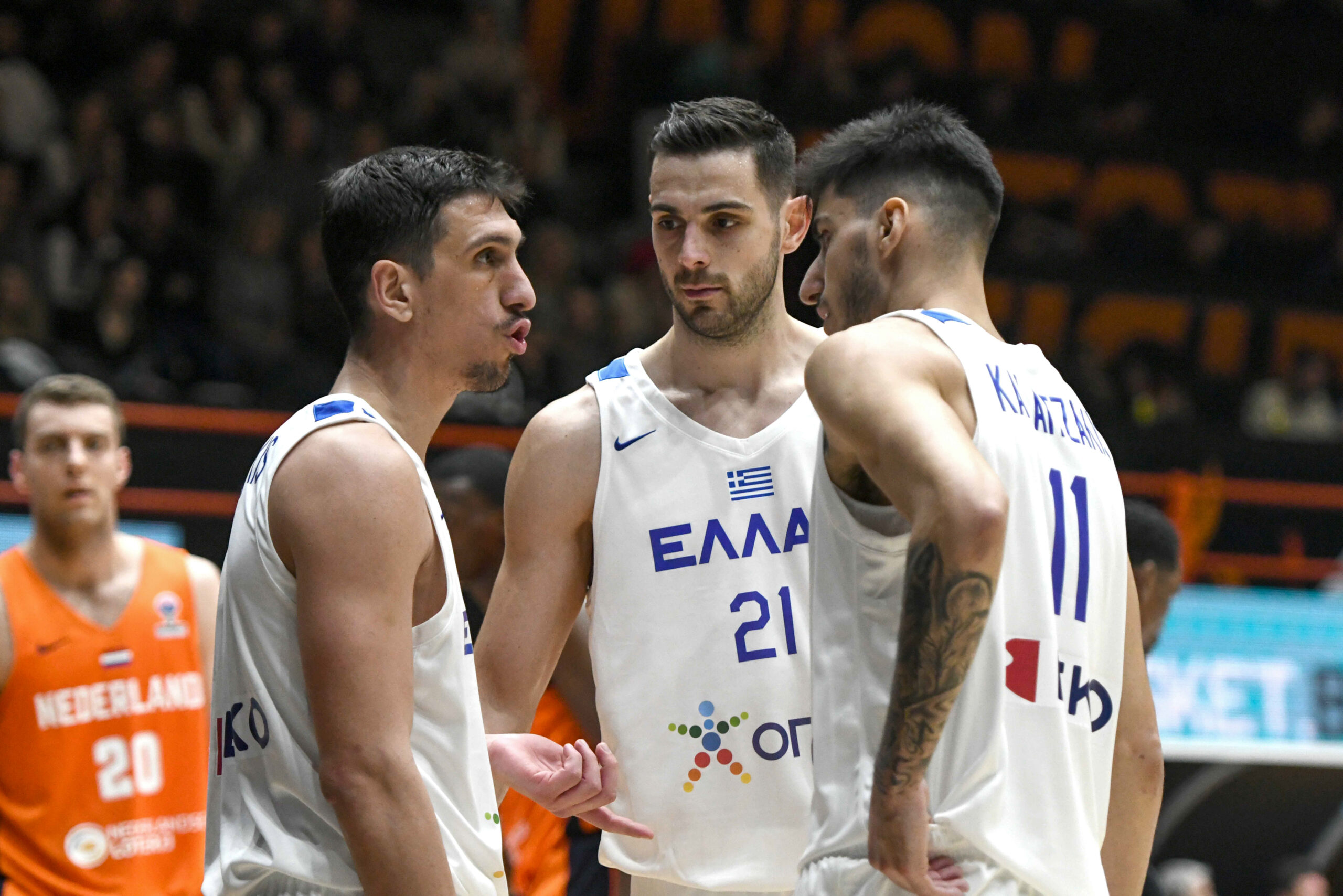 Οι παίκτες της Εθνική μπάσκετ