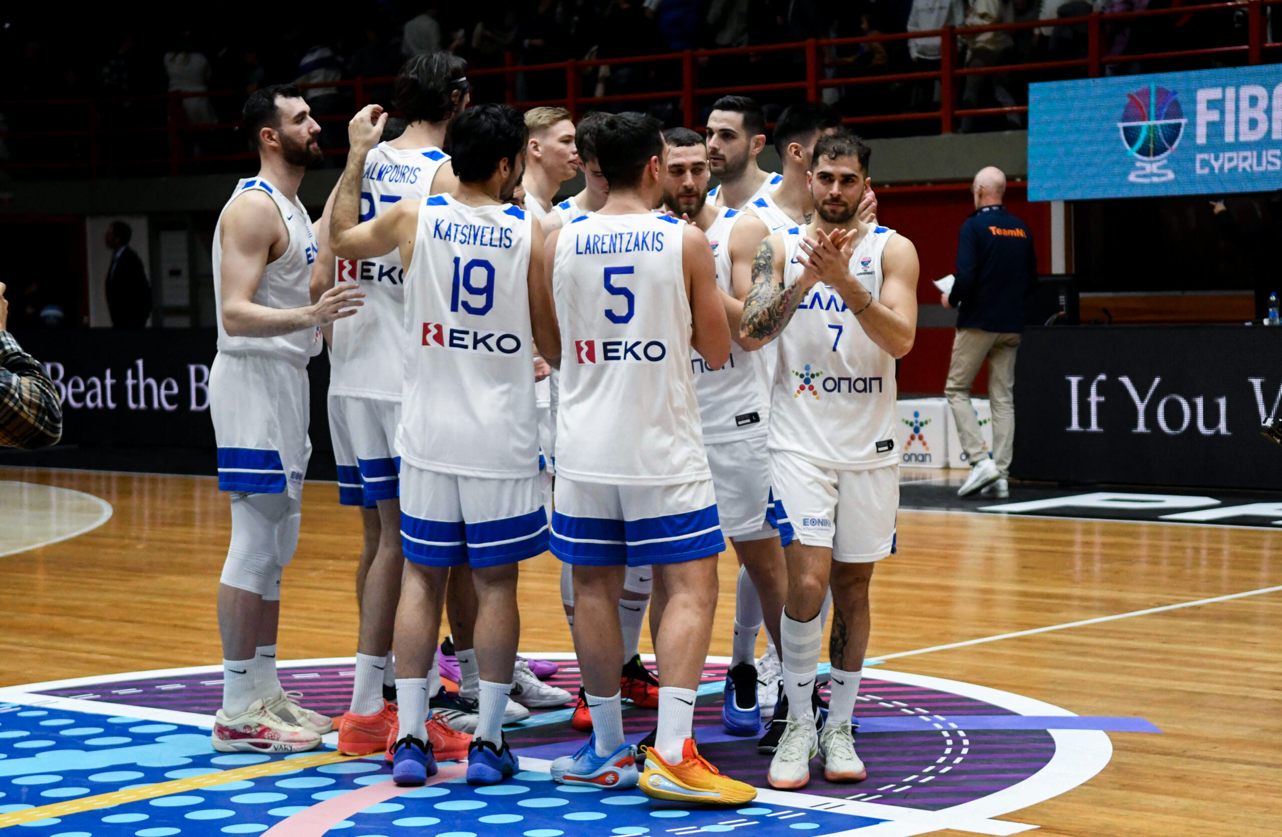 Oι παίκτες της Εθνικής μπάσκετ