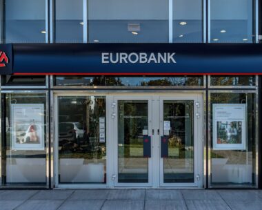 κατάστημα της τράπεζας Eurobank
