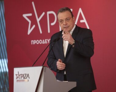 Ο πρόεδρος του ΣΥΡΙΖΑ Σωκράτης Φάμελλος