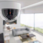 Security Camera in living room