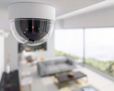Security Camera in living room