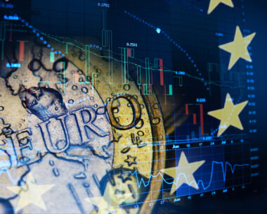 Abstract concept of Euro